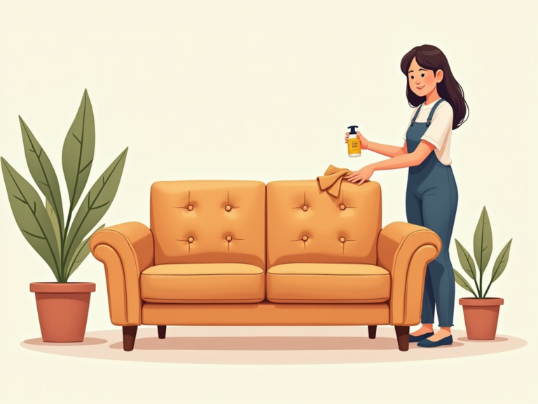 고급 가죽 소파 관리법, 전문가에게 배워요!