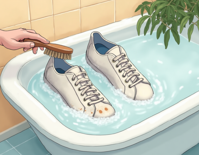 하얀 운동화 깨끗한 관리법: 흰빛 되살리는 꿀팁