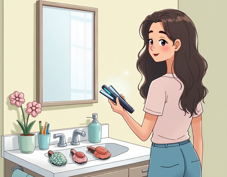 휴대하기 좋은 무선 미니 고데기로 여행에서도 스타일 완성