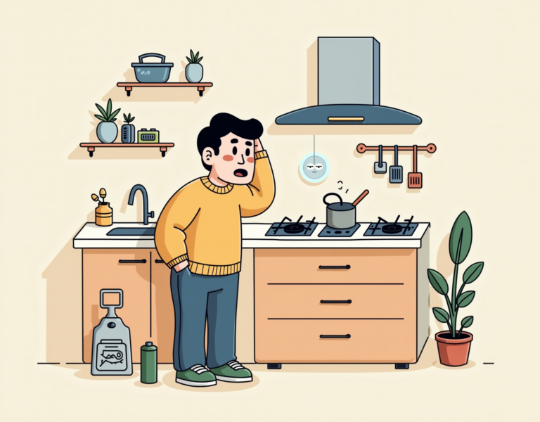 가스레인지 점화 잘 안 되나요? 매립형 가스레인지 건전지 교체법