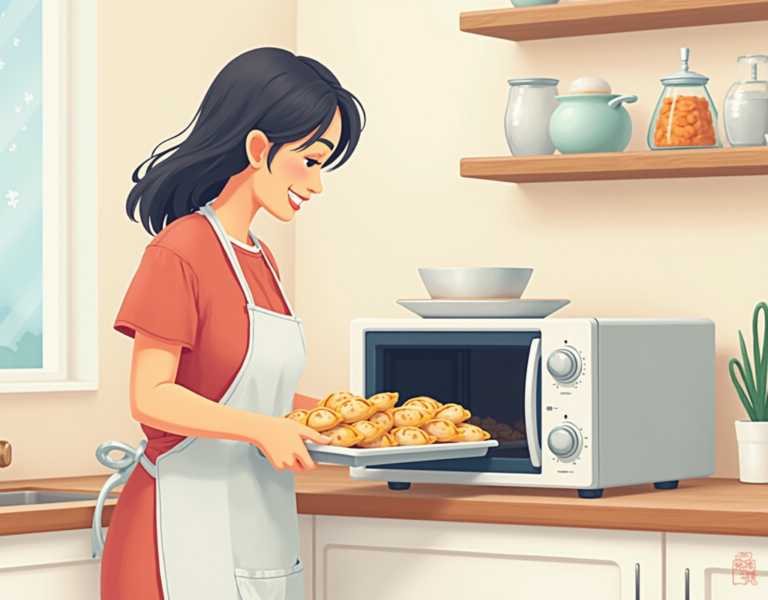 광파오븐으로 바삭한 군만두 조리하는 꿀팁 대공개! 👀