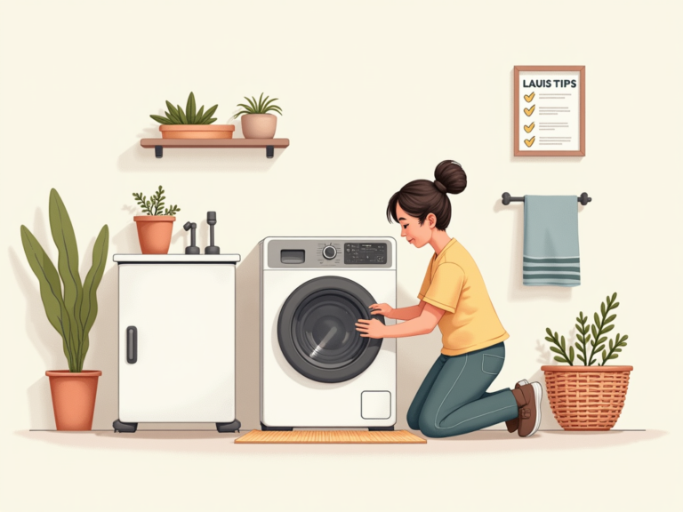 세탁기 소음 없애는 간단 꿀팁! 수평 맞추기가 해결책