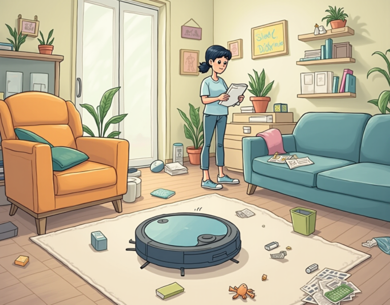 로봇청소기로 편하게 청소하세요! 단점도 알아두세요