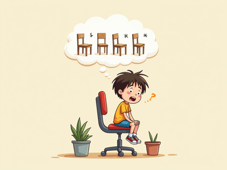 아이 바른 자세를 위한 초등학생 의자 높낮이 관리법