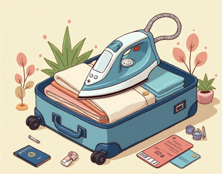 구김 잡는 여행 필수품! 초경량 여행용 다리미 추천 🧳