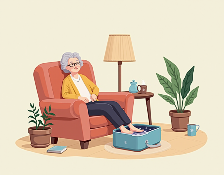 쌓인 피로에 몸이 무겁다고요? 건식 족욕이 해결책입니다 😊