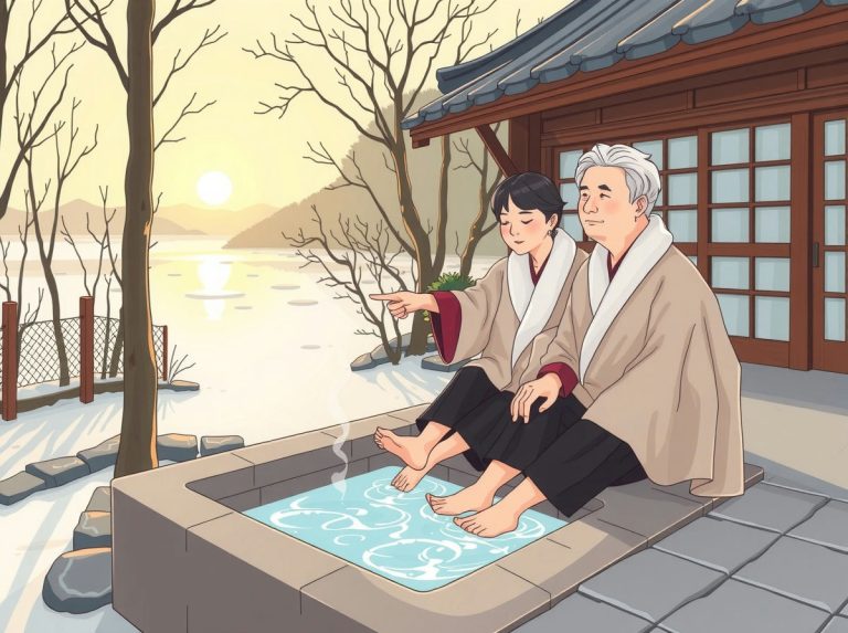 무료 온천 족욕의 건강 효과, 혈액순환부터 피부 보습까지