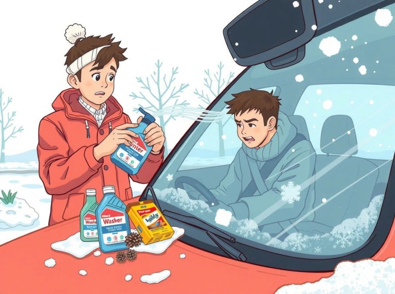 워셔액이 얼었을 때: 응급상황 대처법과 금지사항