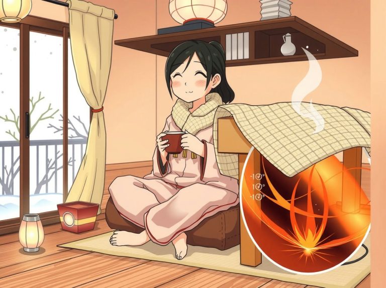 코타츠 테이블 안전하게 사용하기, 화재·화상 주의사항