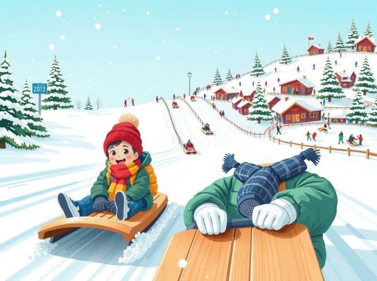 눈썰매장 방문 전 필수 준비물: 복장부터 안전용품까지